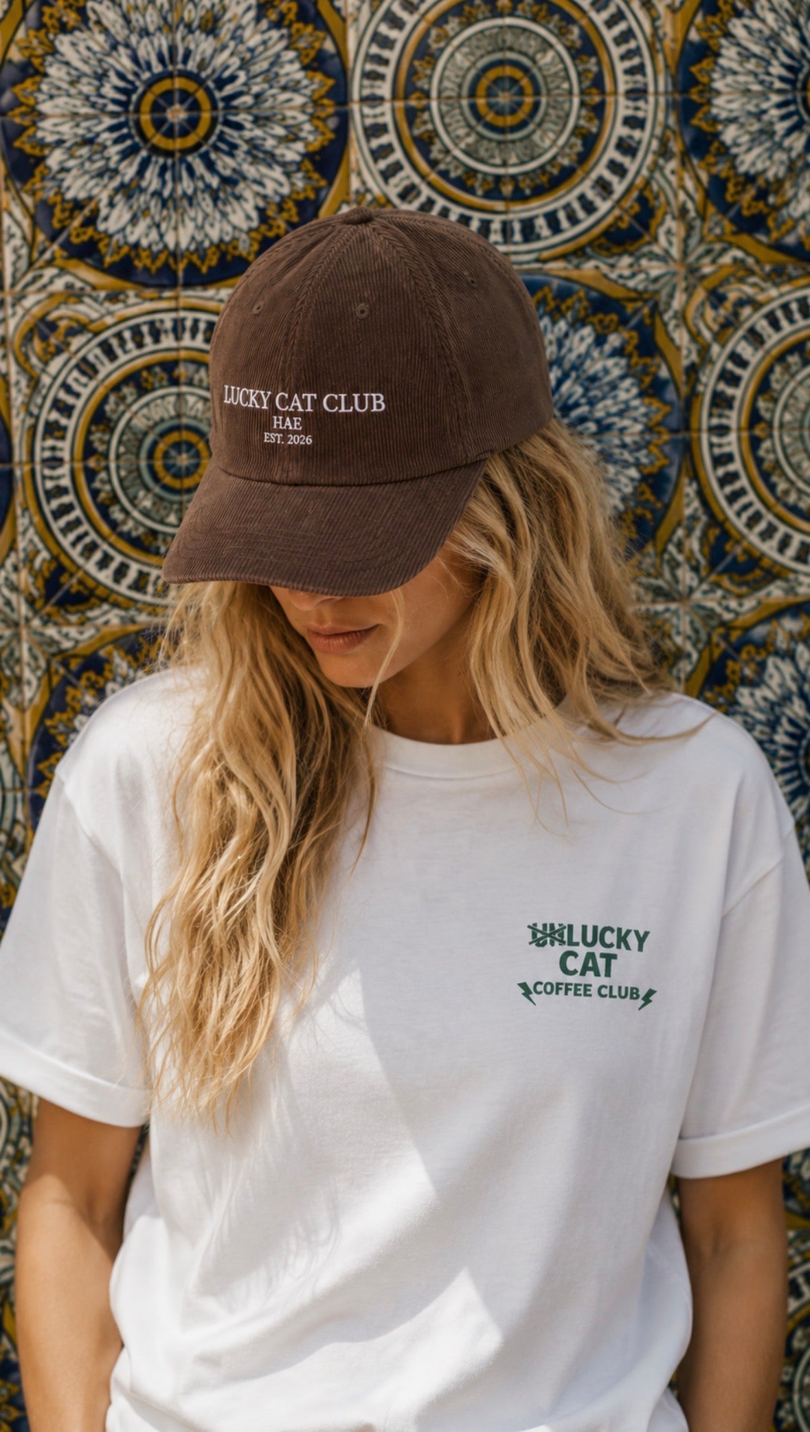 Lucky Cat Club | Vintage Corduroy Cap