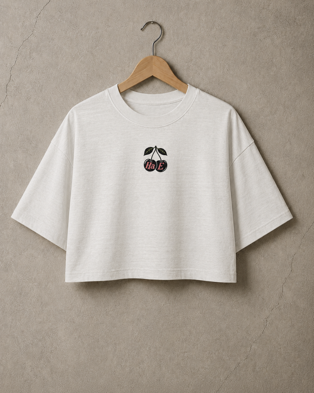 Cherries | Women's Essential Crop Tee