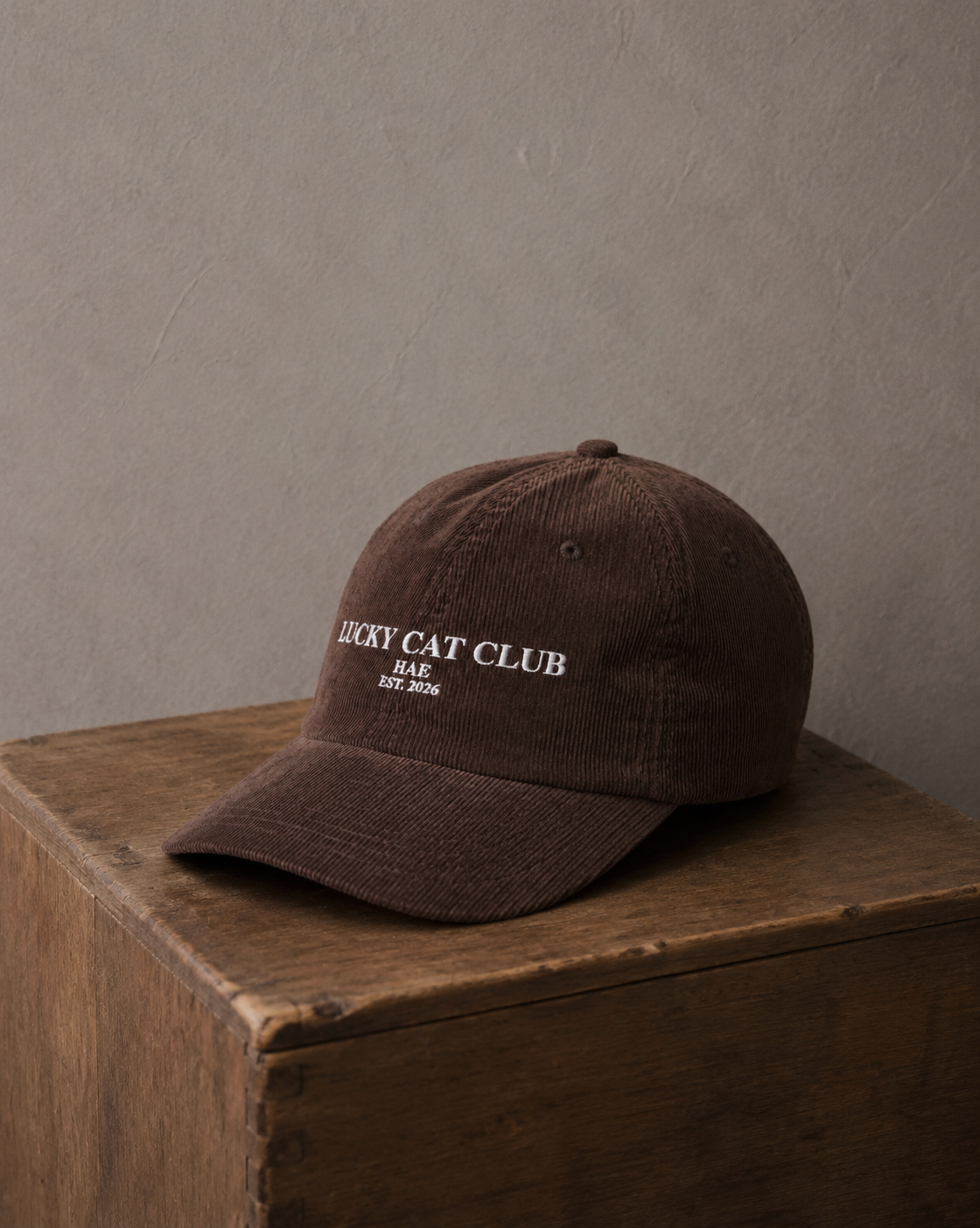 Lucky Cat Club | Vintage Corduroy Cap