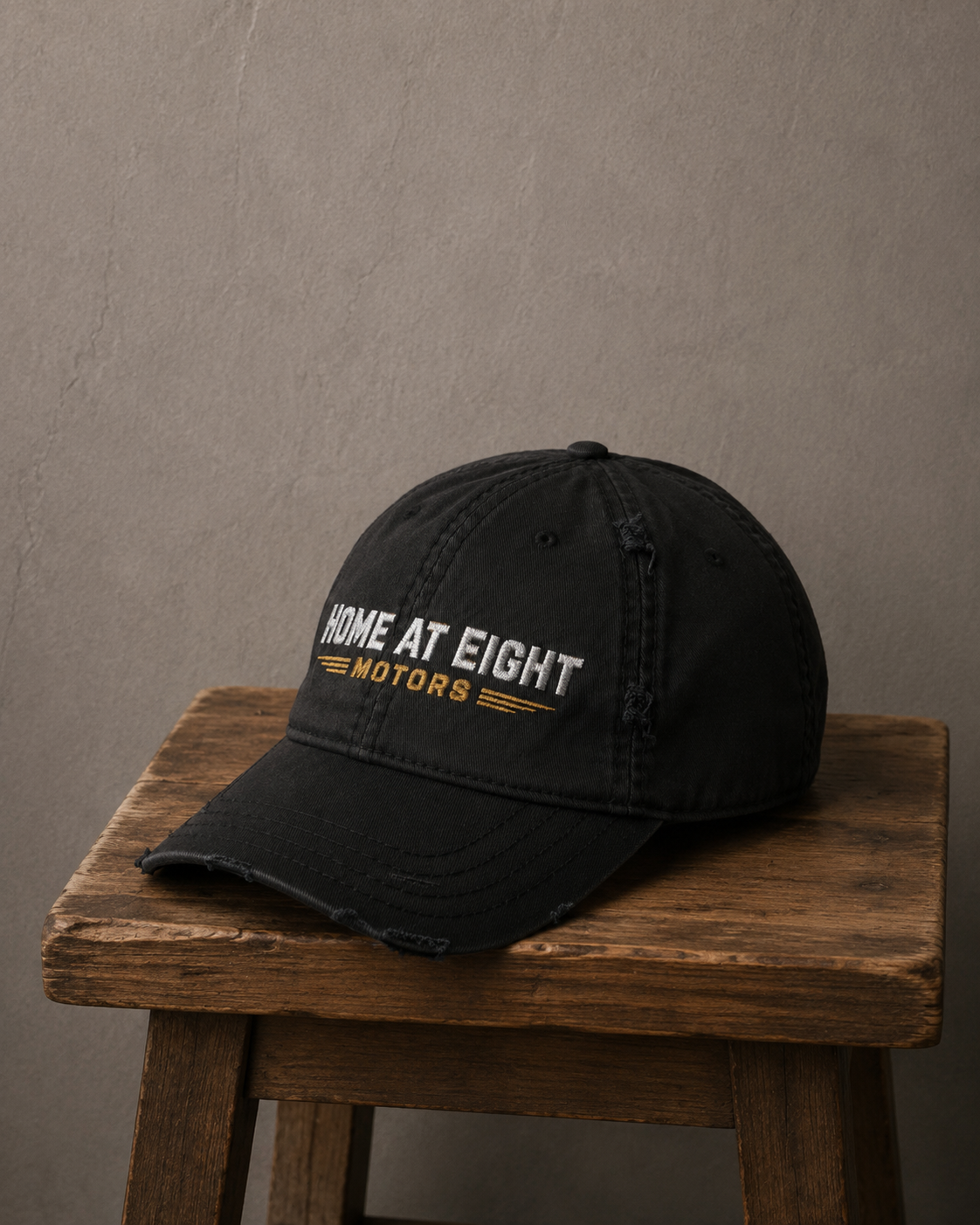 Motors | Distressed Cotton Cap