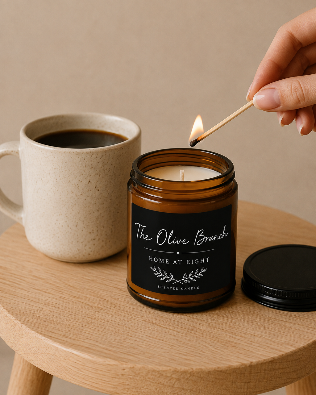 Olive Branch Candle - Coconut Creme & Cardamom