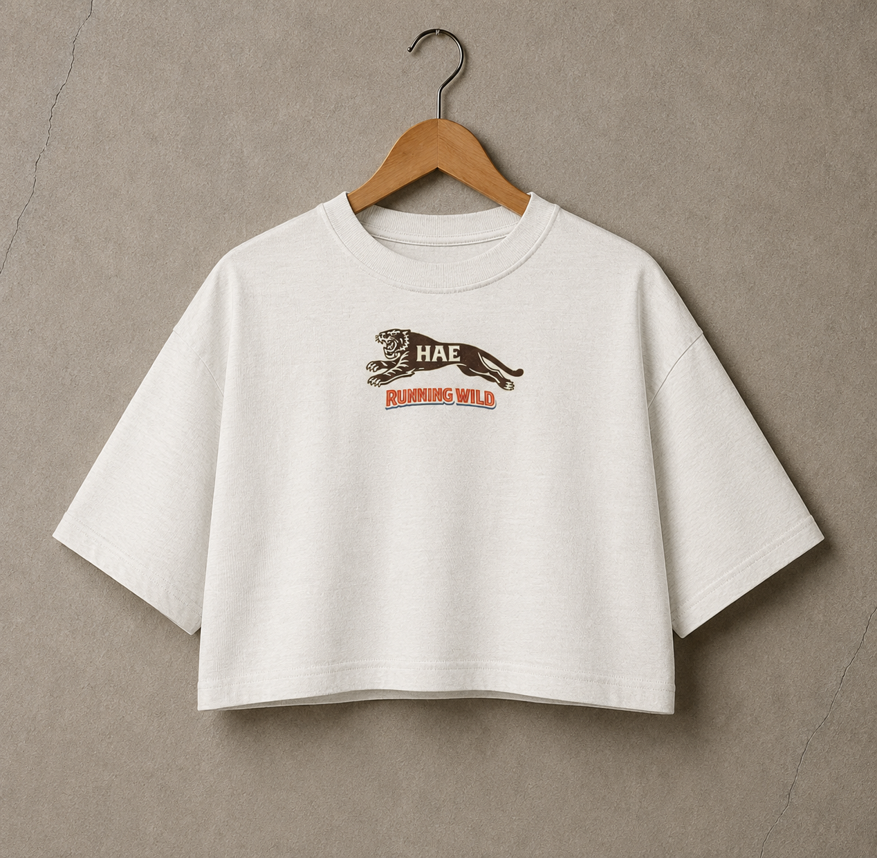 Running Wild | Women's Essential Crop Tee