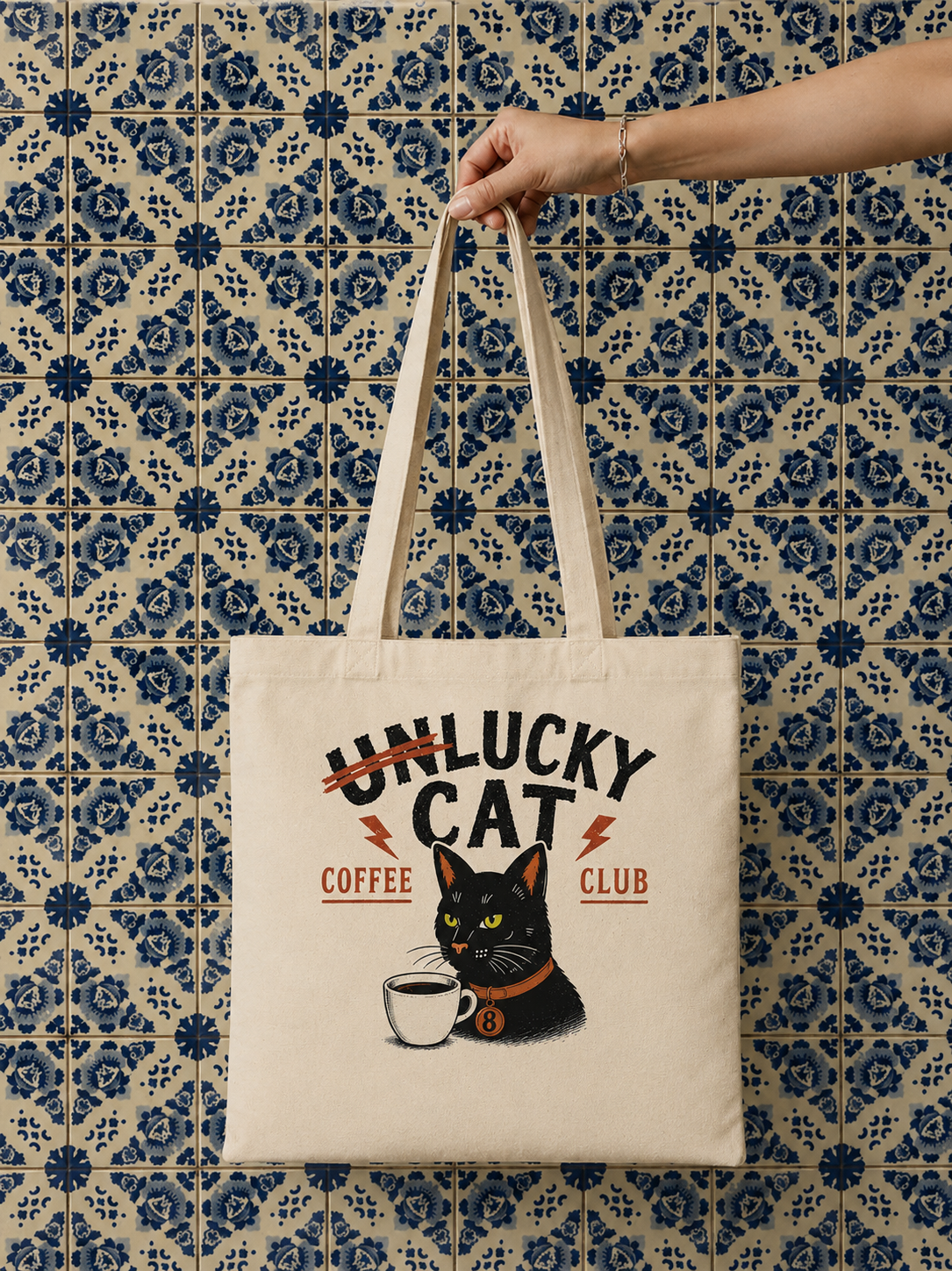 unLucky Cat Coffee Club - Everyday Tote
